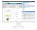 EIZO FlexScan EV2457-WT - monitor LCD IPS 24.1", 1920 x 1200 (16:10), flicker free, autoregulacja jasności, złącza DisplayPort z