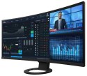 EIZO FlexScan EV3895-BK - ultraszeroki monitor LCD z zakrzywionym ekranem 38", ze złączem USB-C i kartą sieciową, sRGB: 100%, D