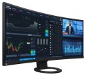 EIZO FlexScan EV3895-BK - ultraszeroki monitor LCD z zakrzywionym ekranem 38", ze złączem USB-C i kartą sieciową, sRGB: 100%, D