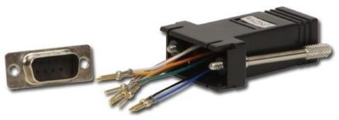 Przejściówka adapter 9p. SubD Kpl - RJ45 Kpl 70247